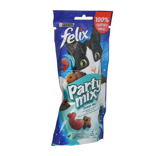 SNACK PARA GATO PARTY MIX OCEANO FELIX 60g image number