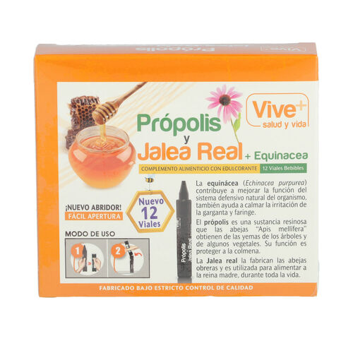 PROPOLIS Y JALEA REAL VIVE+ 12uds 10ml image number