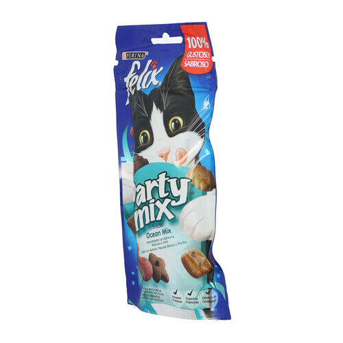 SNACK PARA GATO PARTY MIX OCEANO FELIX 60g image number