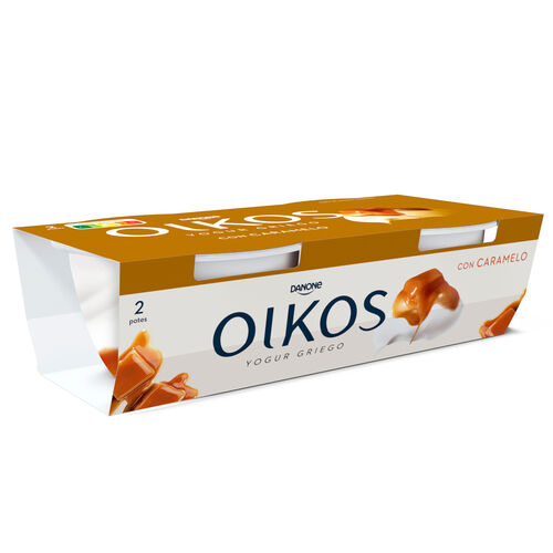 YOGUR GRIEGO OIKOS CARAMELO 2x110g image number