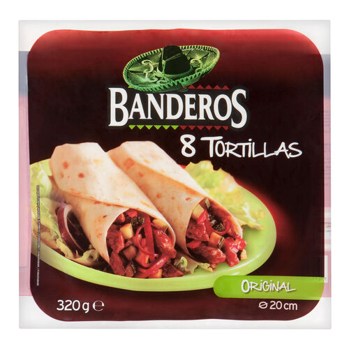 TORTILLA BANDEROS 8ud 320g image number