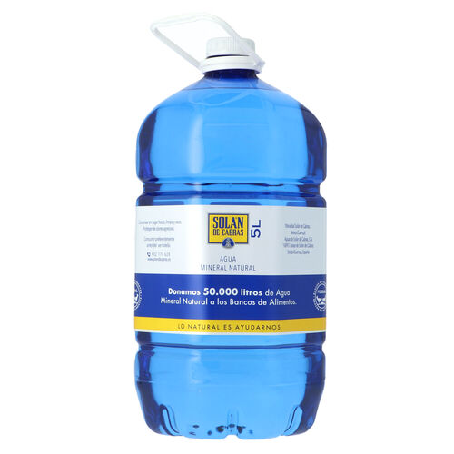 AGUA MINERAL SOLAN CABRAS 5L image number