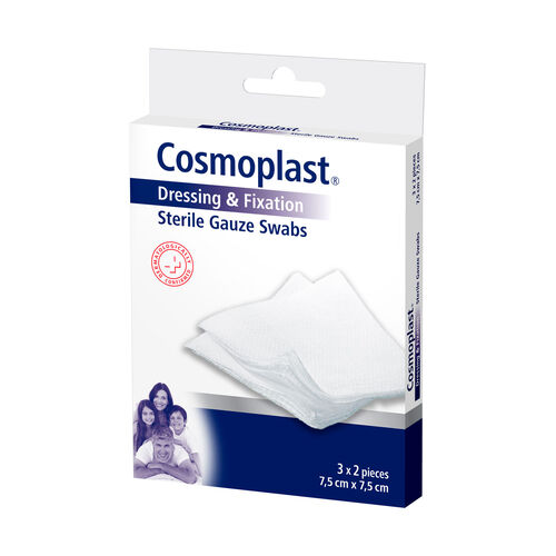 GASA ESTERIL DE ALGODON COSMOPLAST 6uds image number