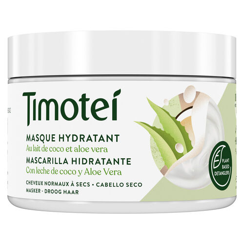 MASCARILLA HIDRATANTE CON LECHE COCO Y ALOE VERA TIMOTEI 300ml image number