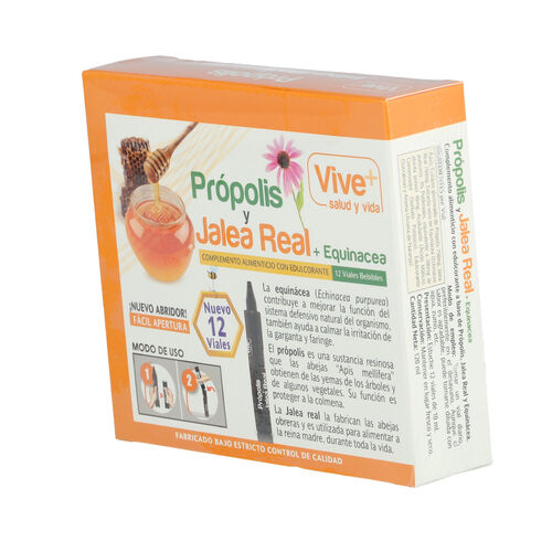 PROPOLIS Y JALEA REAL VIVE+ 12uds 10ml image number