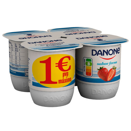 YOGUR DANONE FRESA 4x120g image number