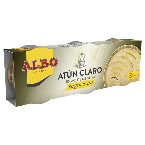ATUN CLARO ALBO OLIVA VIRGEN PACK 3x92g image number
