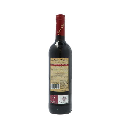 VINO SEÑORIO DE LOS LLANOS TINTO 0750 L BOTELLA CRIANZA image number