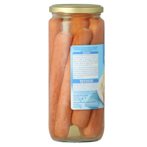 SALCHICHAS ALTEZA BOCKWURST TARRO 520g image number